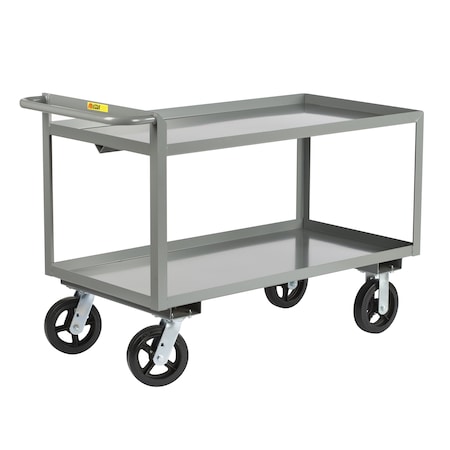 Little Giant Merchandise Collectors, 2000 lbs., Lipped Shelves, 6" Mold-On Rubber GL24366MR